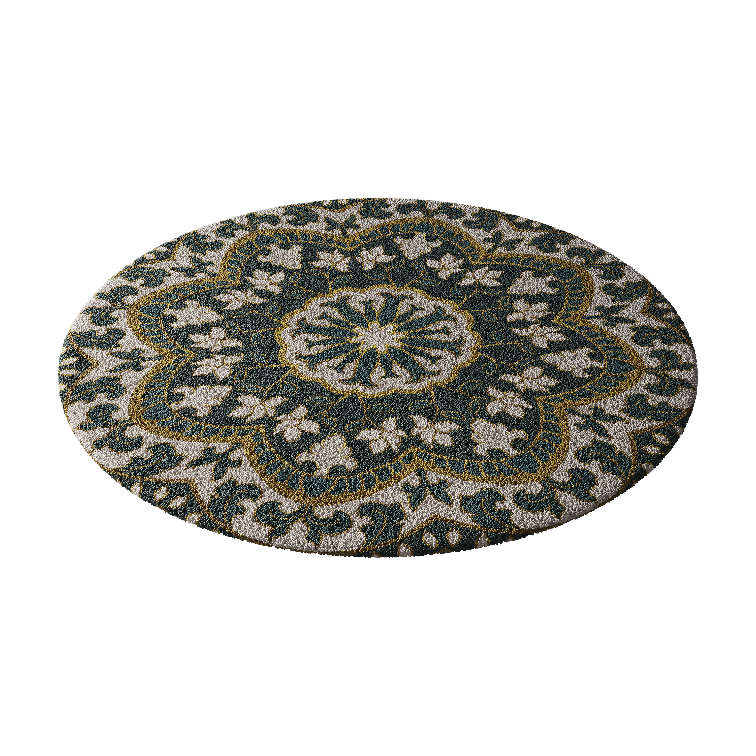round carpet 22 3D model_3