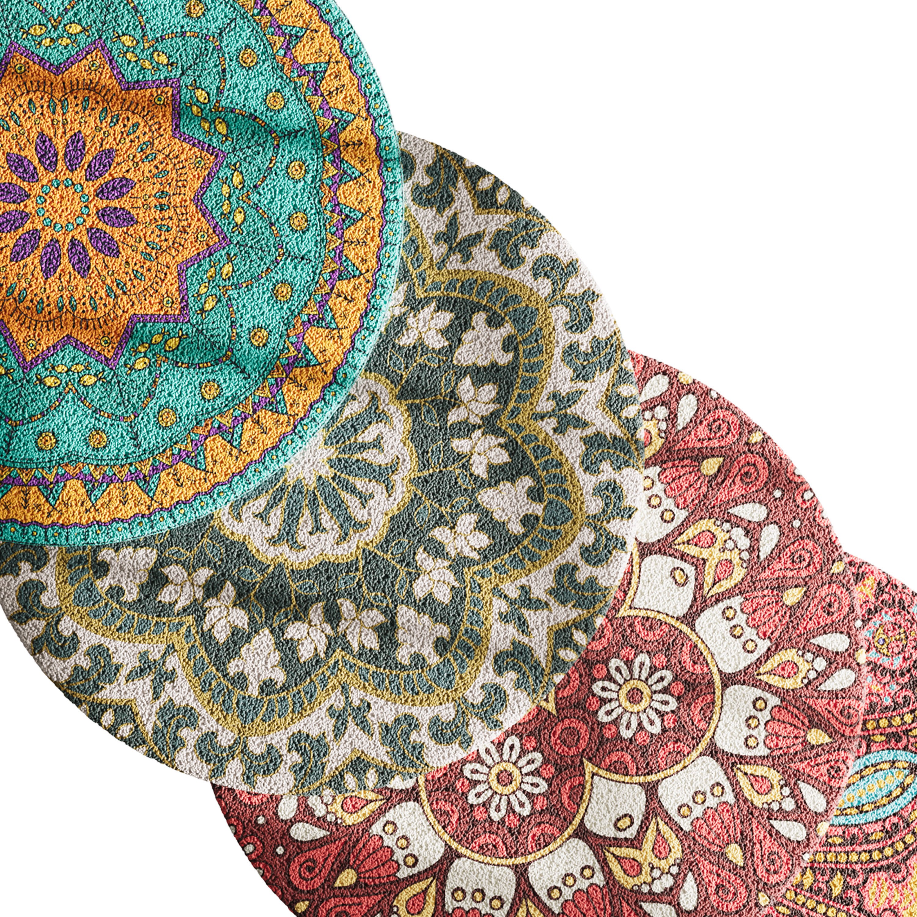 round carpet 22 3D model_1