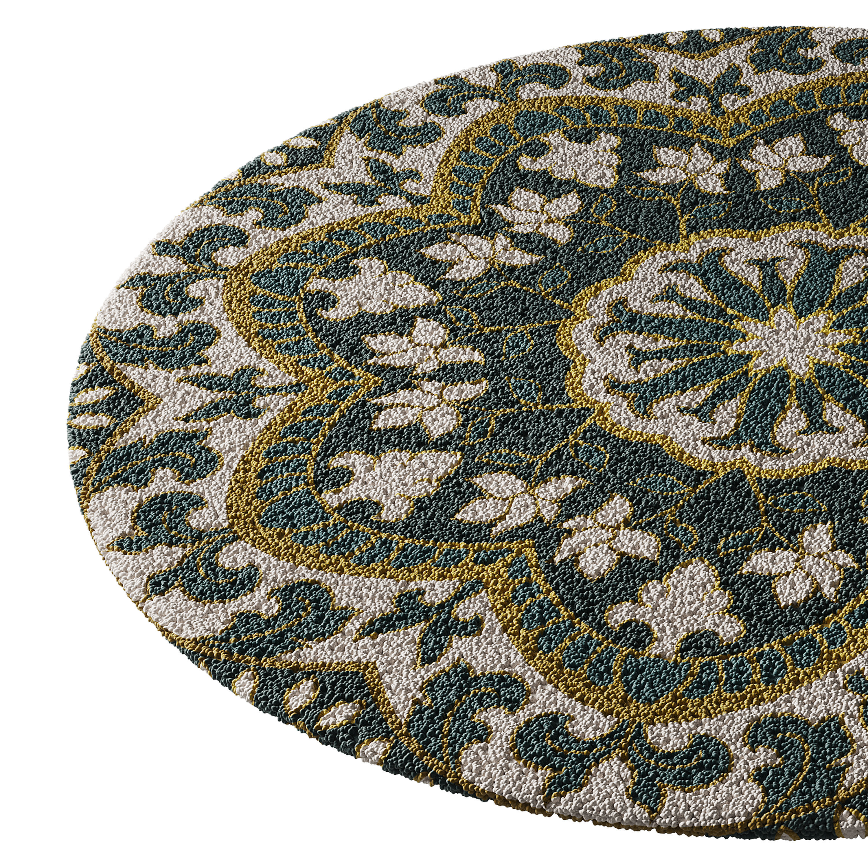 round carpet 22 3D model_9