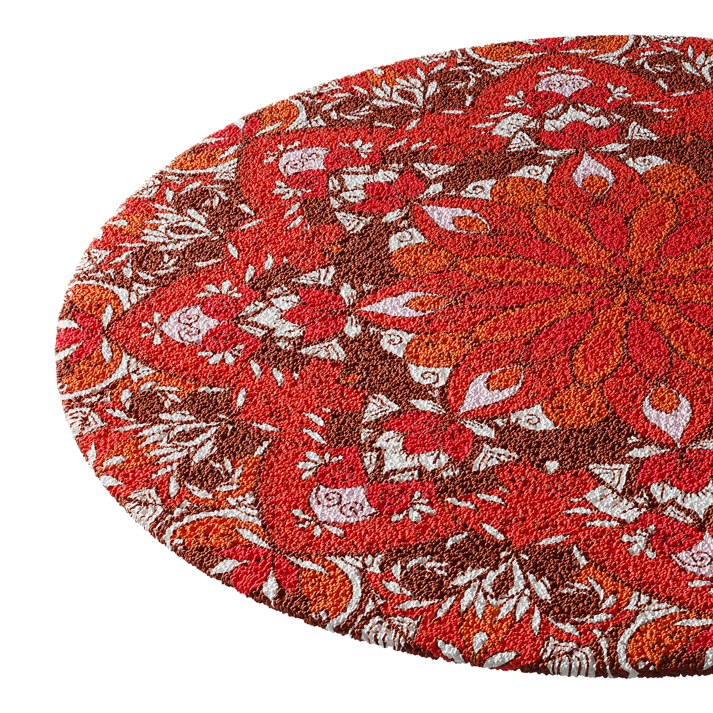 round carpet 24 3D model_11