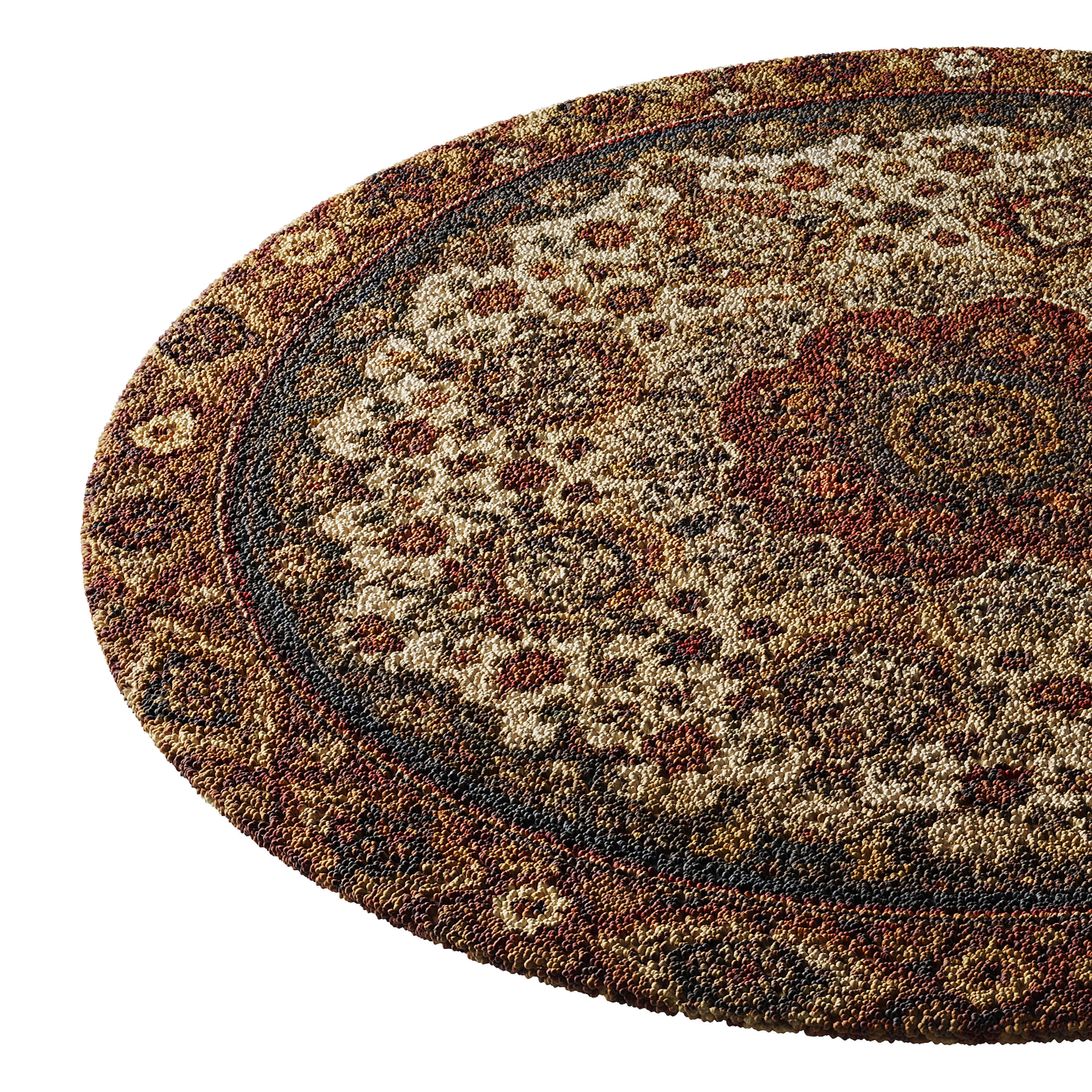 round carpet 24 3D model_10