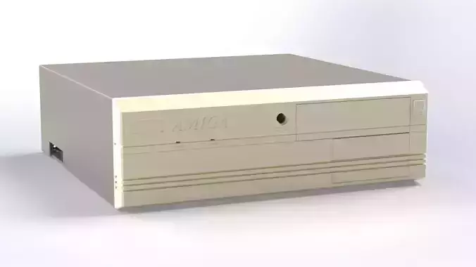 Commodore Amiga 4000 case 3d print and laser cutting model 3D print model