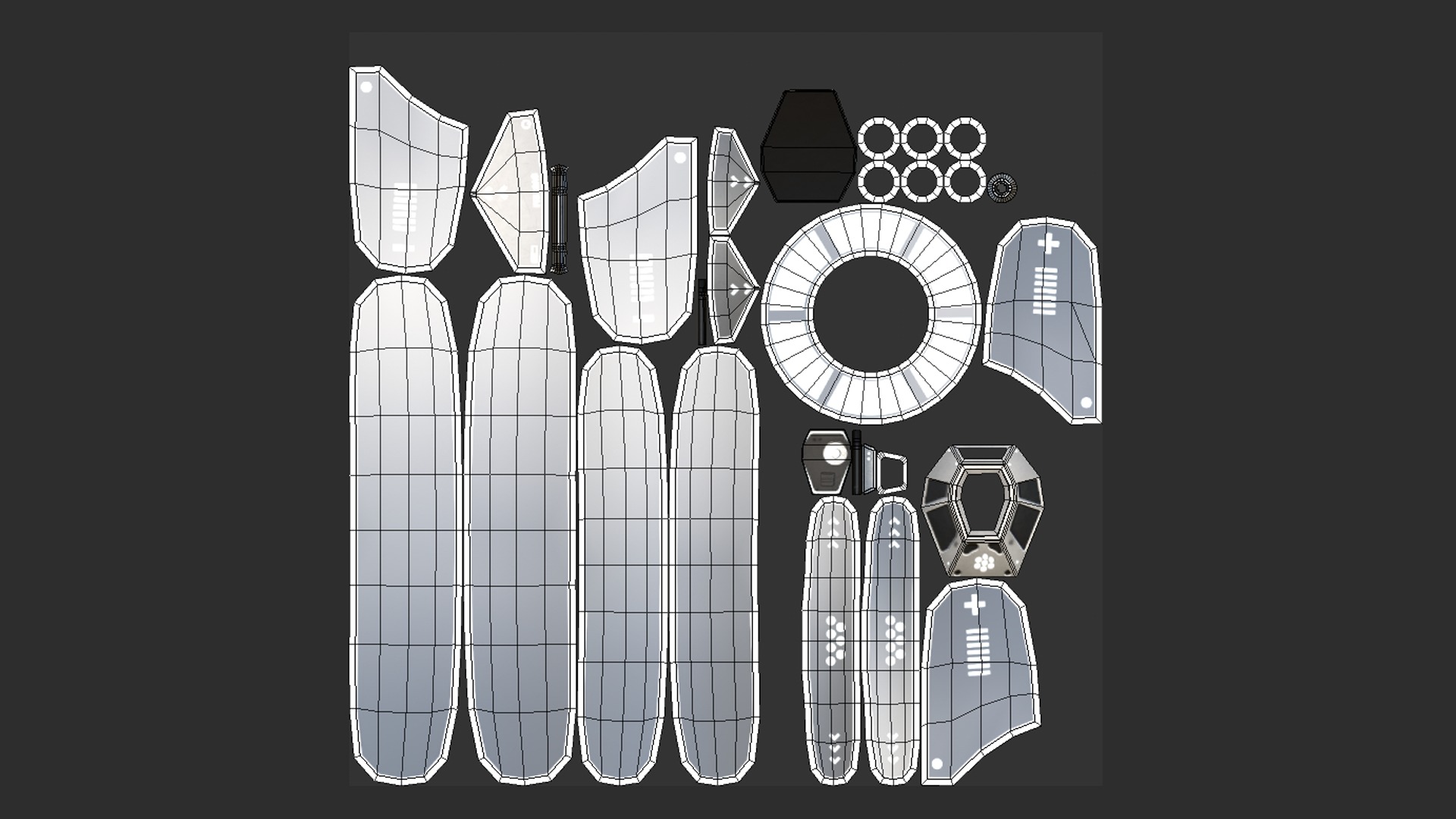 10 Scifi Parachute A Collection - Character Accessories Design _84