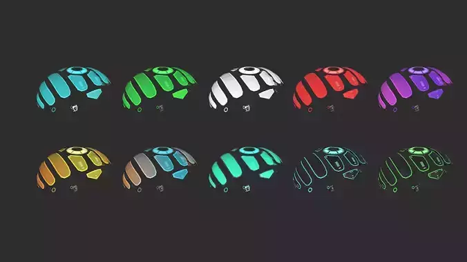 10 Scifi Parachute A Collection - Character Accessories Design 