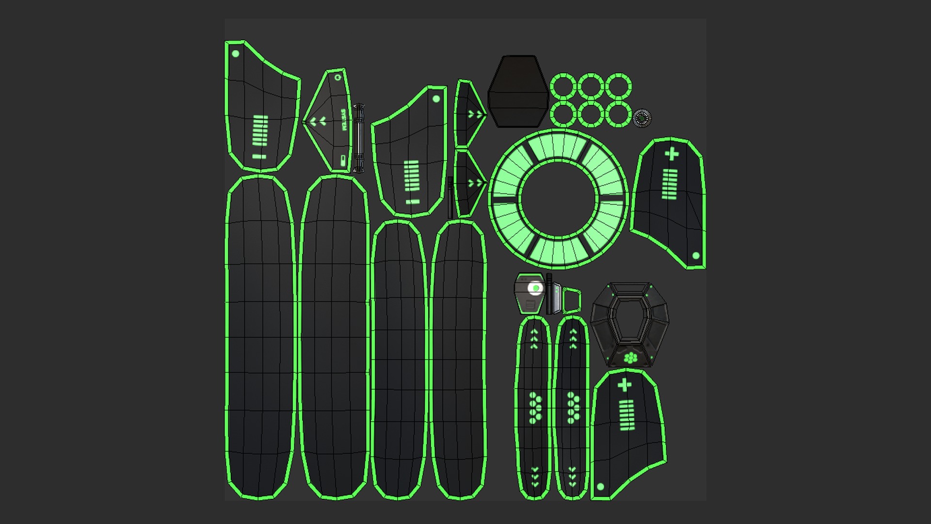 10 Scifi Parachute A Collection - Character Accessories Design _87