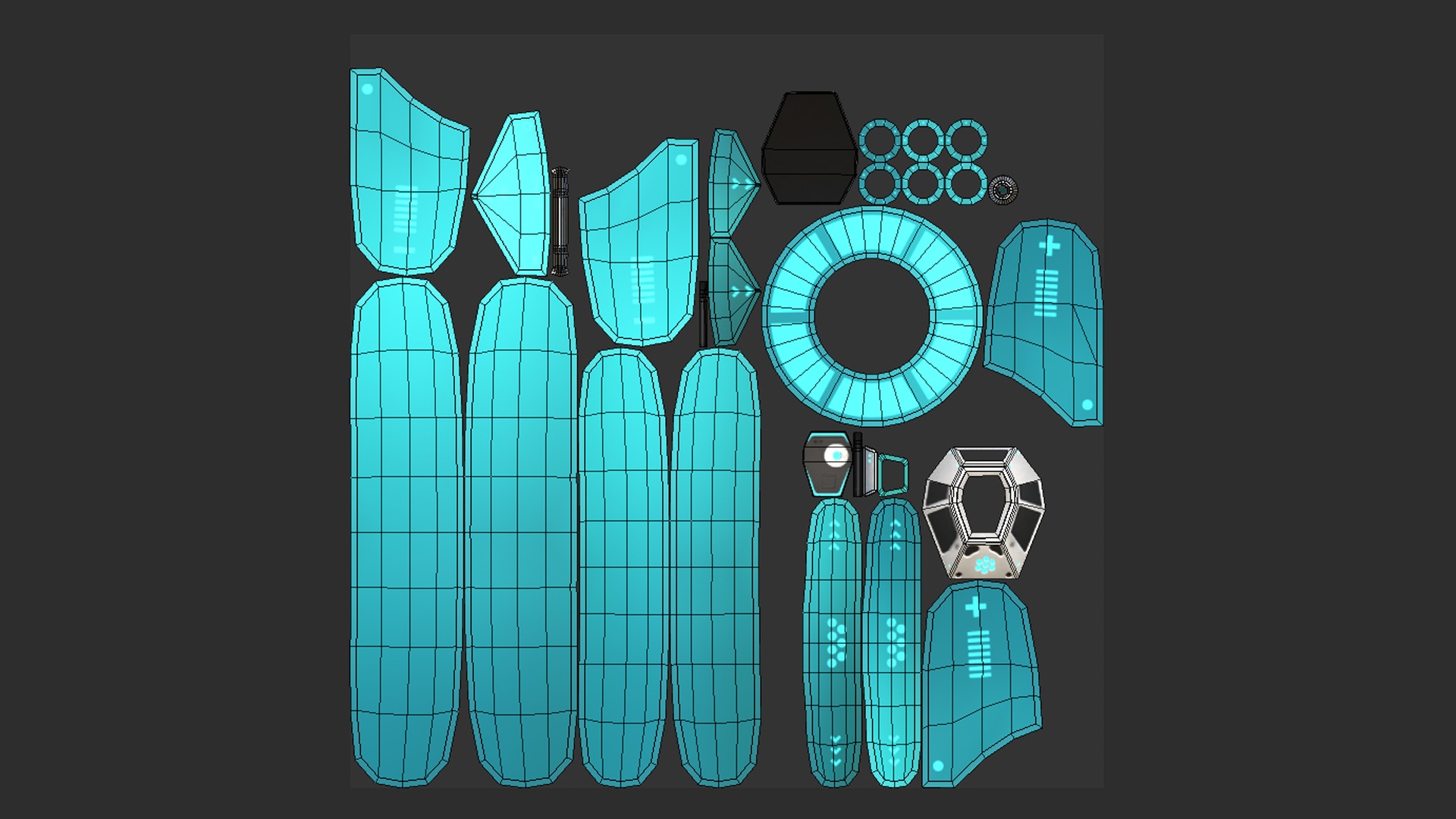 10 Scifi Parachute A Collection - Character Accessories Design _83