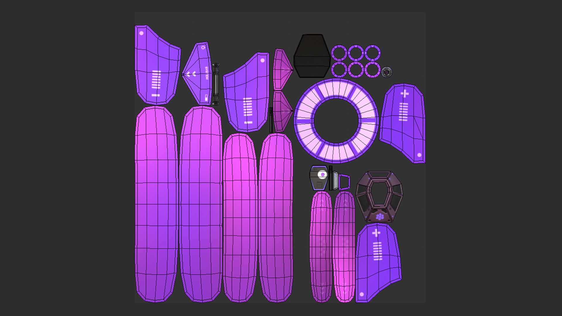 10 Scifi Parachute A Collection - Character Accessories Design _86