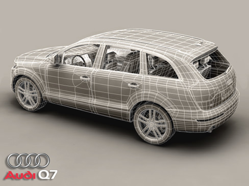 Audi Q7 3D model_8