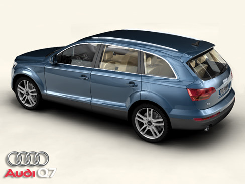Audi Q7 3D model_1