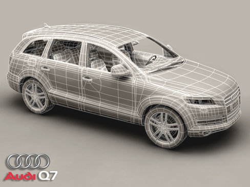 Audi Q7 3D model_7