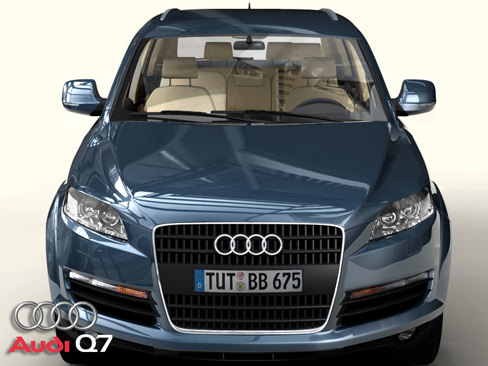 Audi Q7 3D model_2