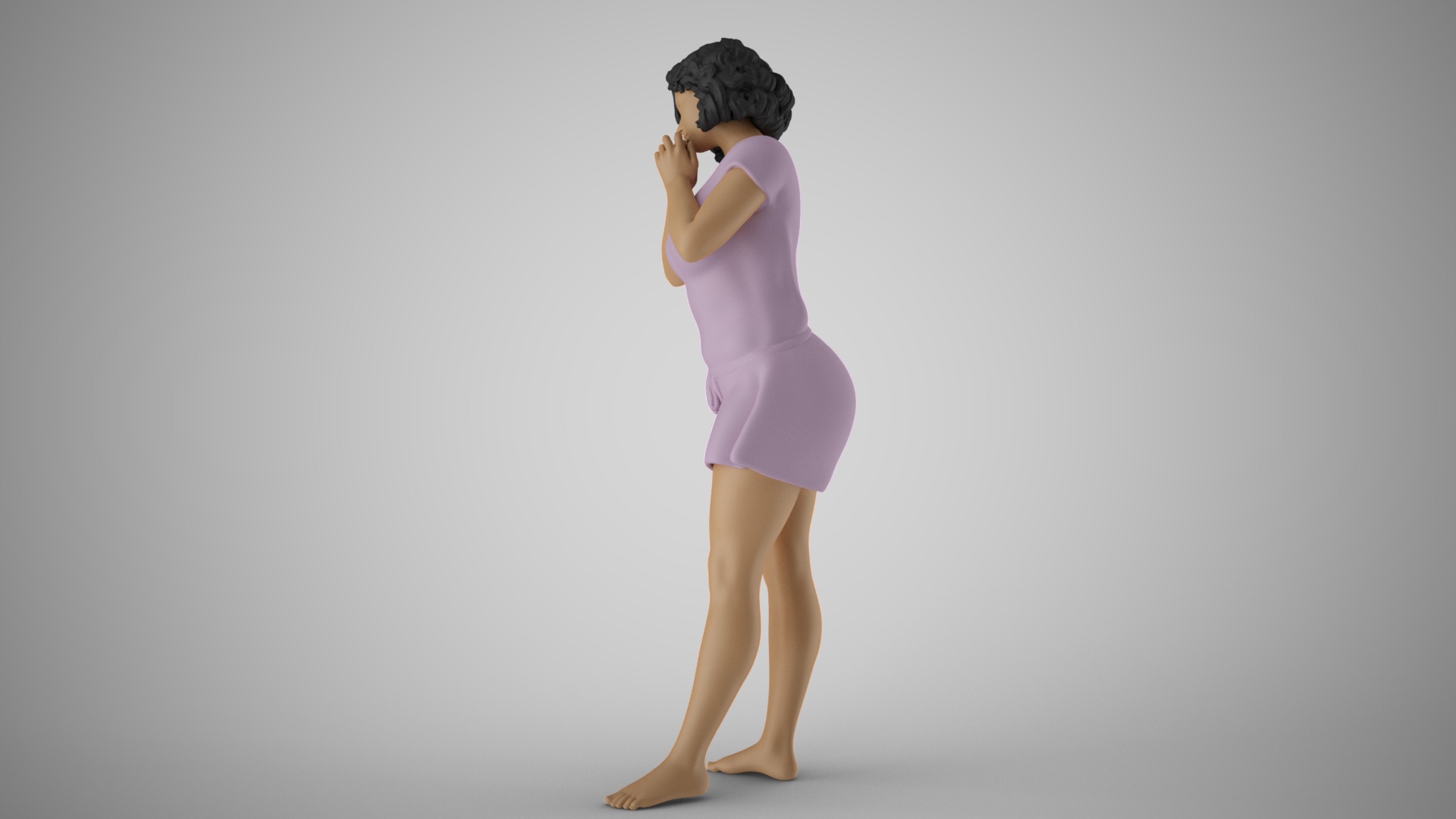 Embarrassment 3D print model_8