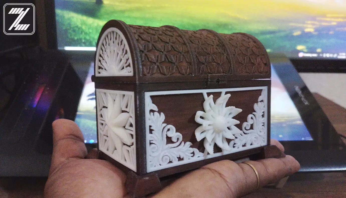 Treasure Chest 3D print model_0