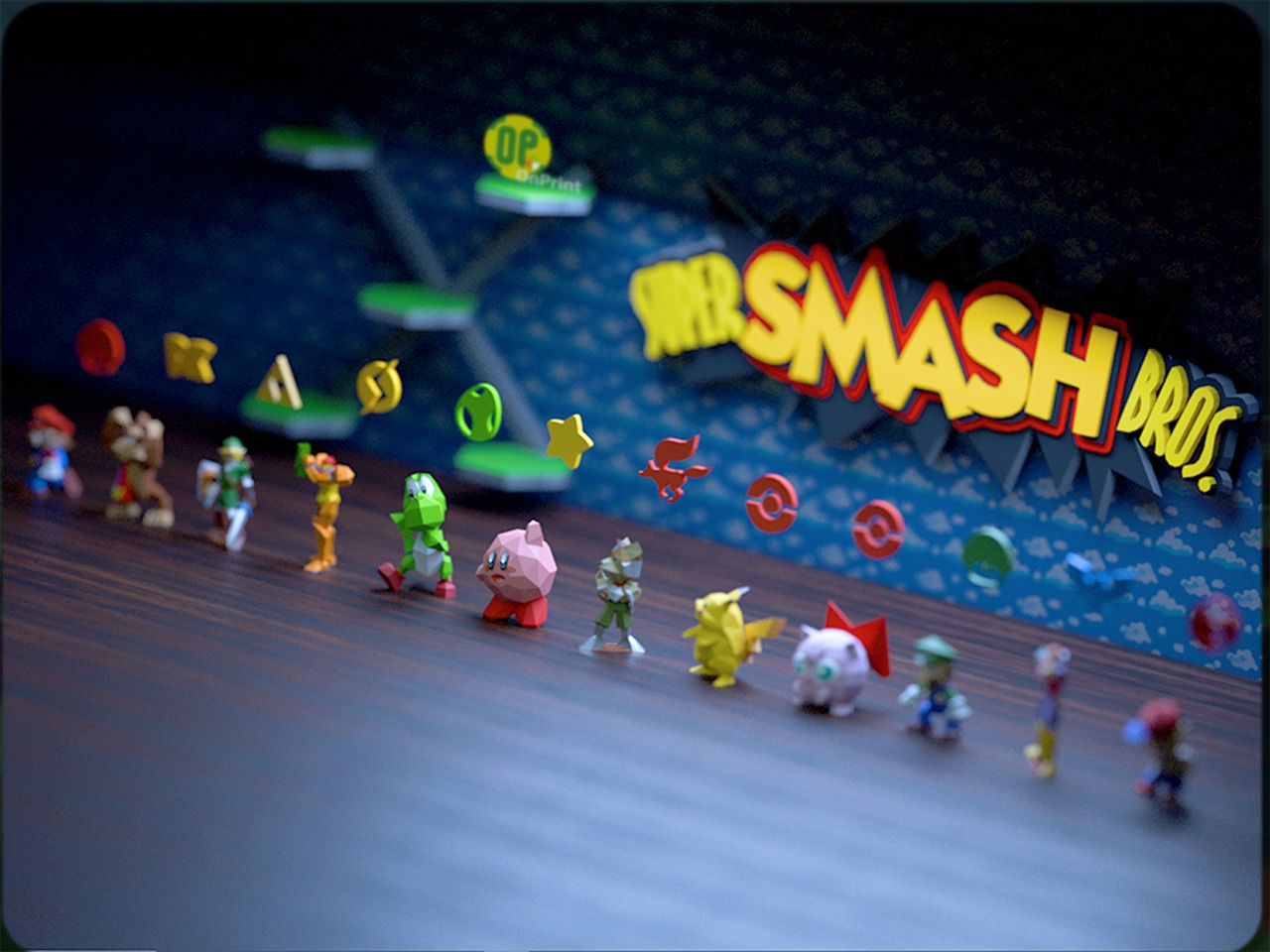 Super Smash Bros 64 - The Smashing Mega Pack 3D print model_2