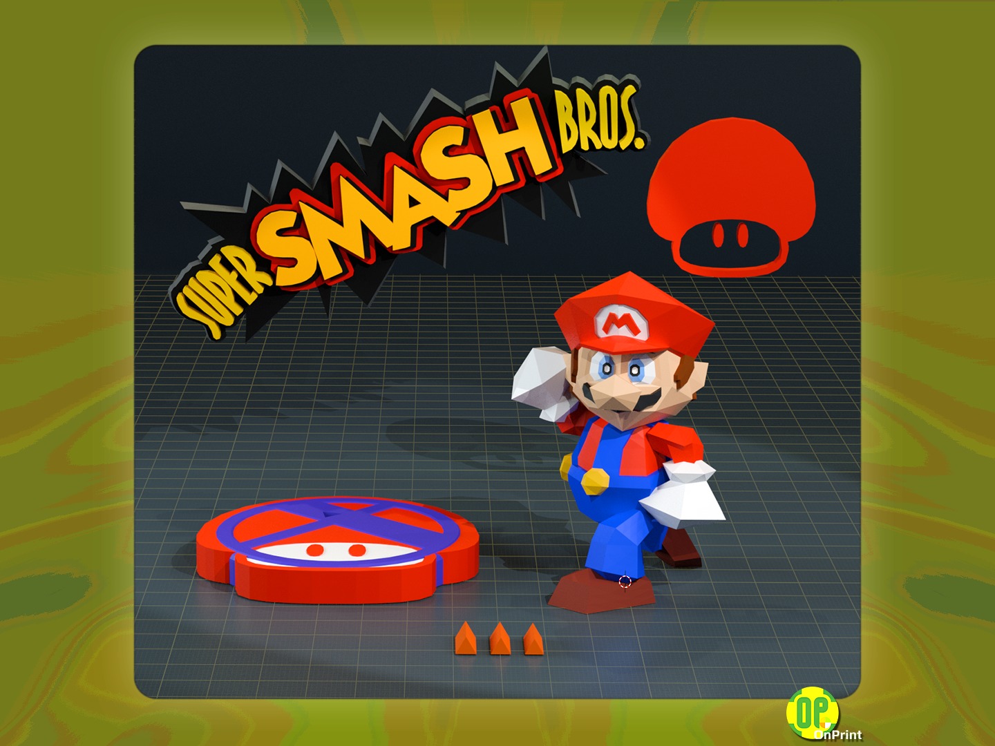 Super Smash Bros 64 - The Smashing Mega Pack 3D print model_5