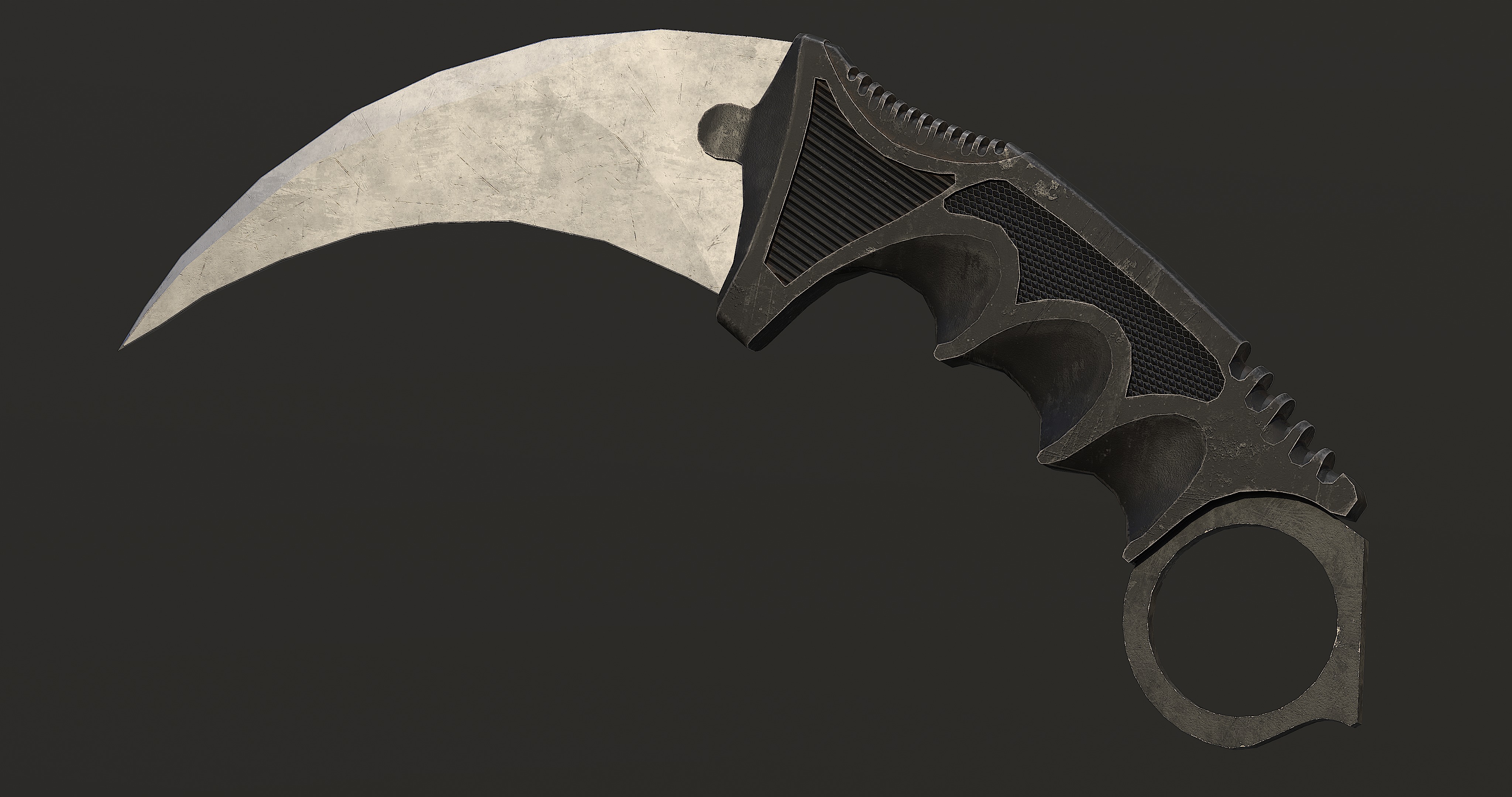 Karambit Game Ready Model Low-poly 3D model_6