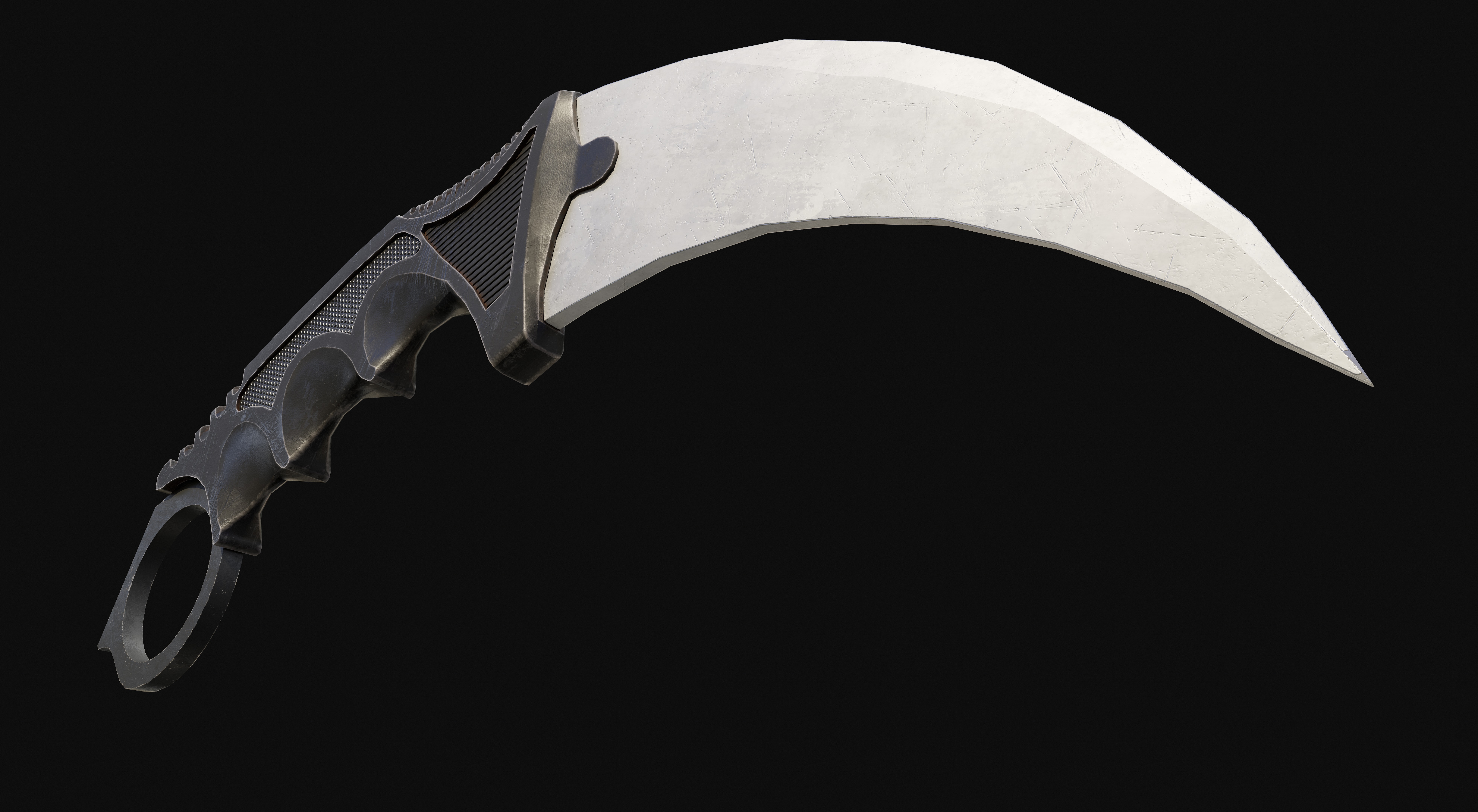 Karambit Game Ready Model Low-poly 3D model_4