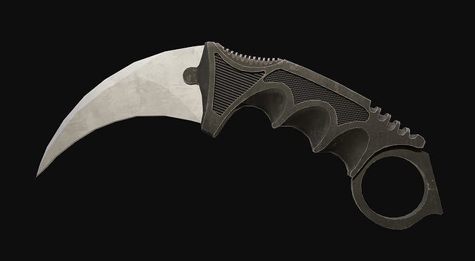 Karambit Game Ready Model Low-poly 3D model