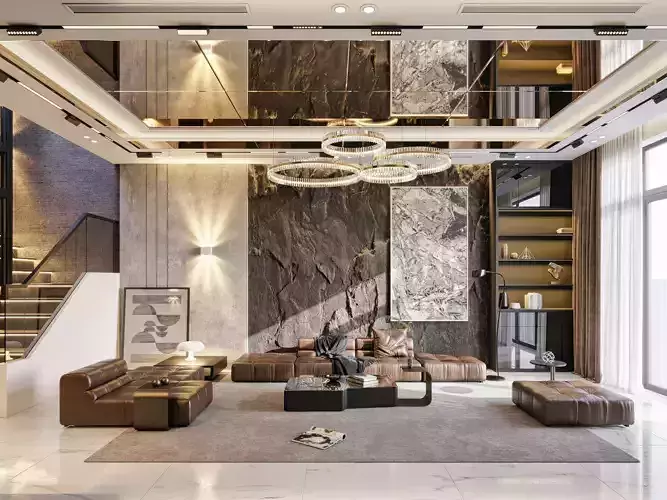 modern style townhouse interior