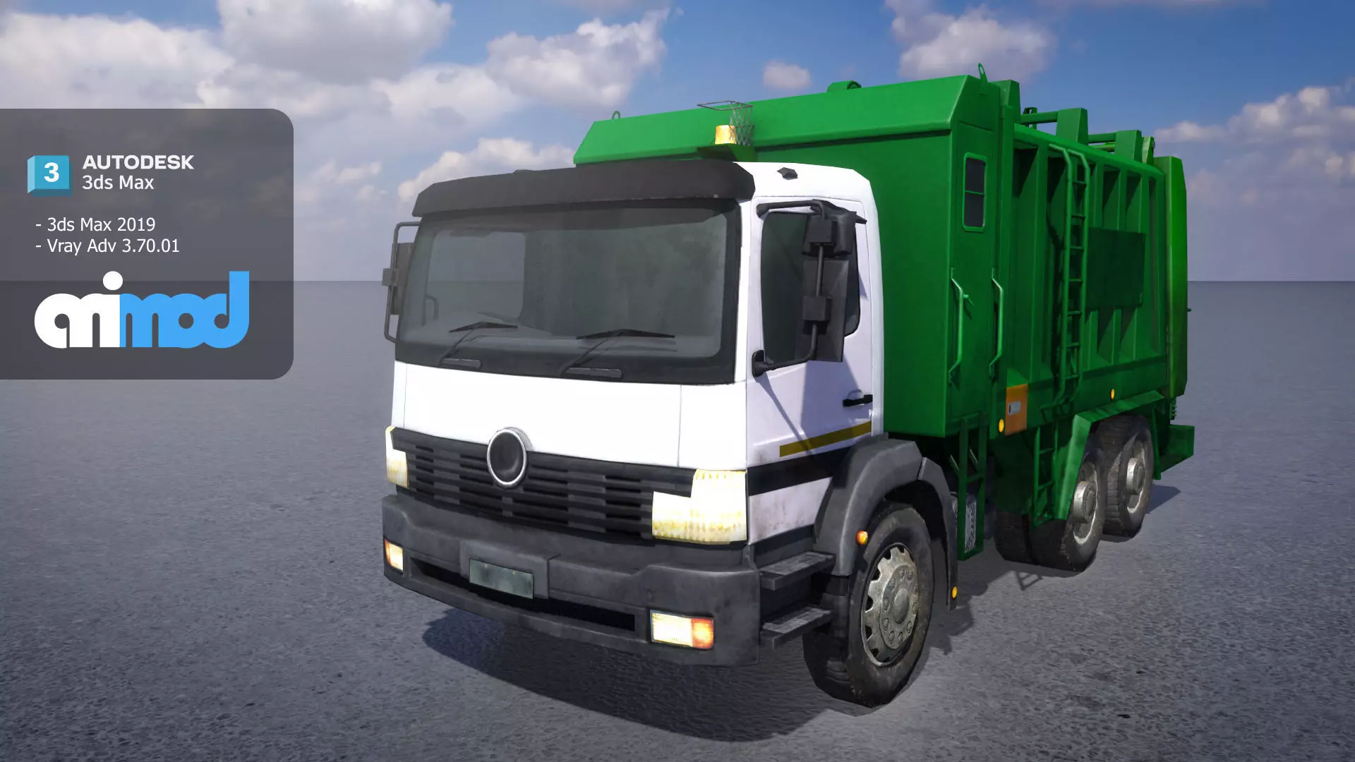 Garbage Truck 3D model