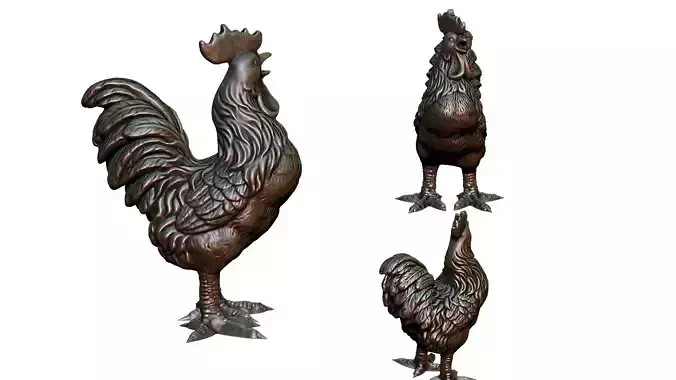 Rooster  3D print model