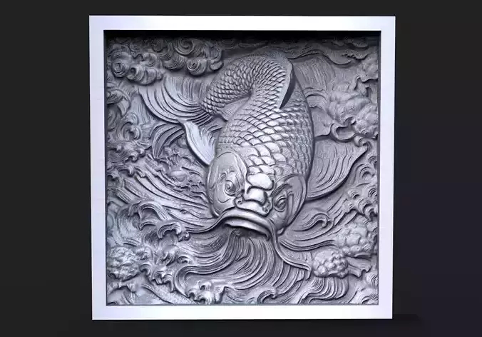 Koi fish CNC