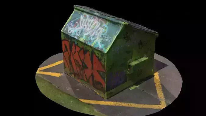 Photogrammetry Dumpsters and Debris