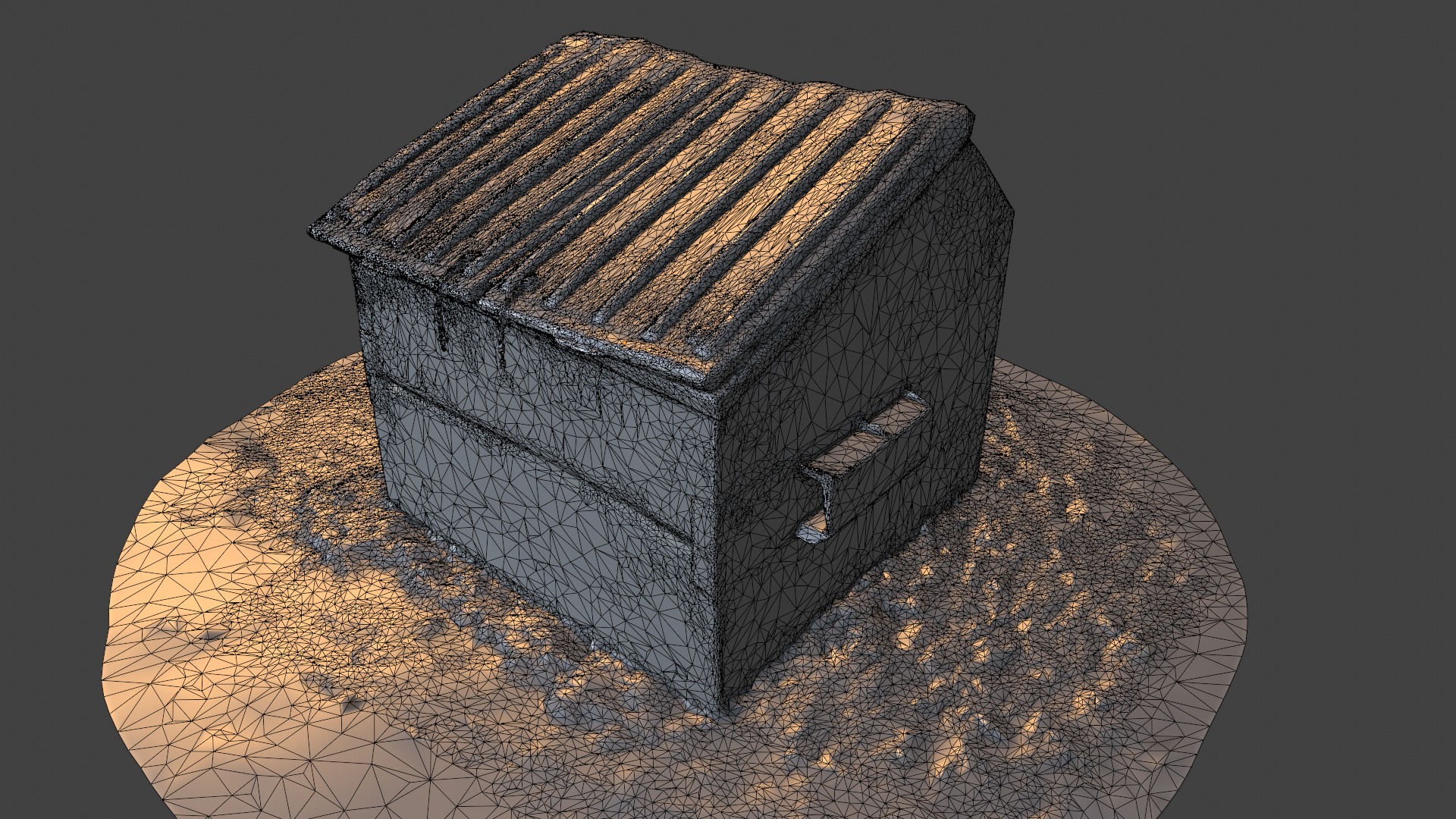 Photogrammetry Dumpsters and Debris 3D model_6