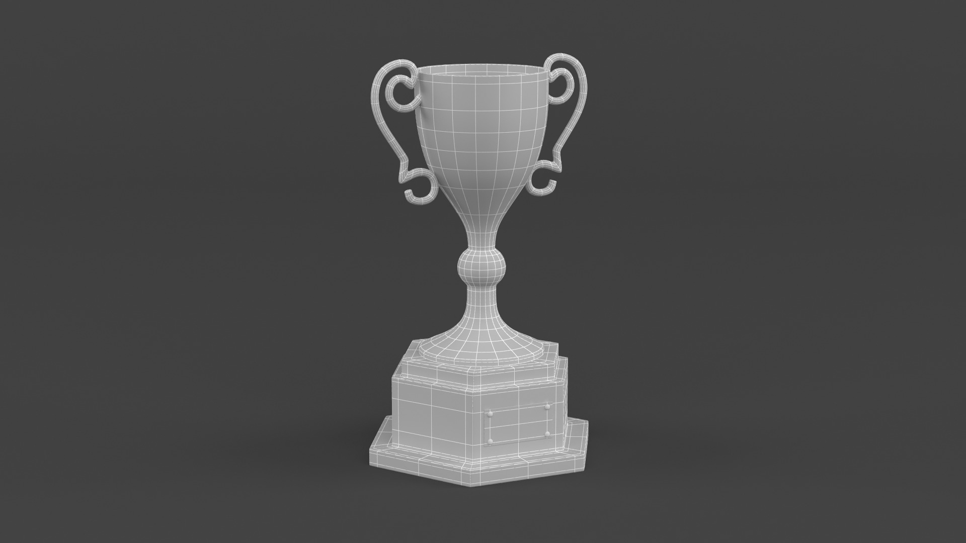 Trophy Cup Collection 3D model_31