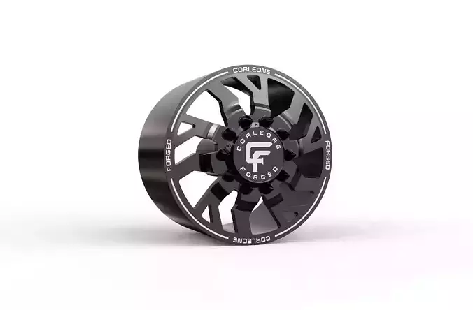 corleone front barzini dually wheel 3D print model