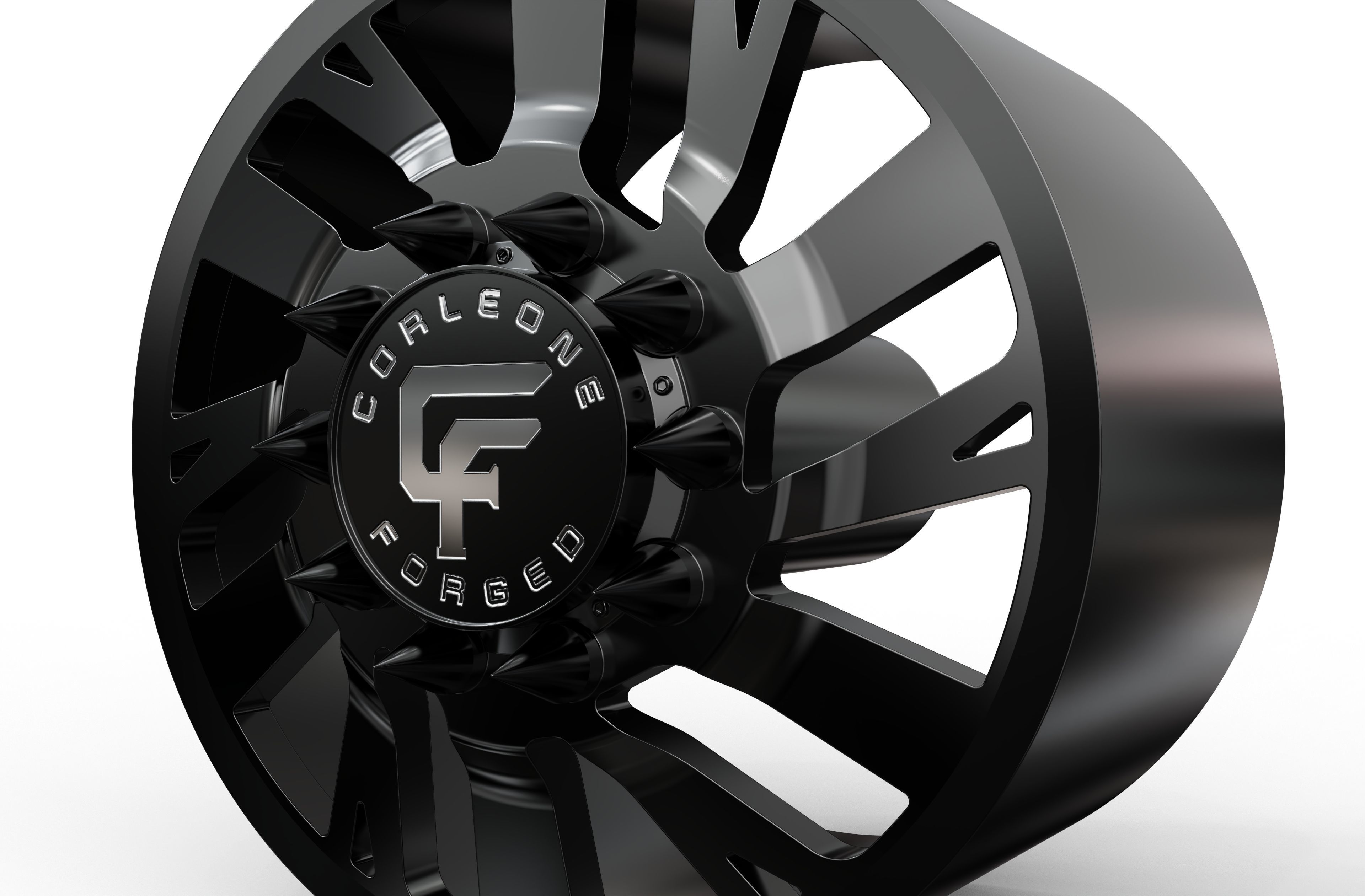 corleone front corallo dually wheel 3D print model_2