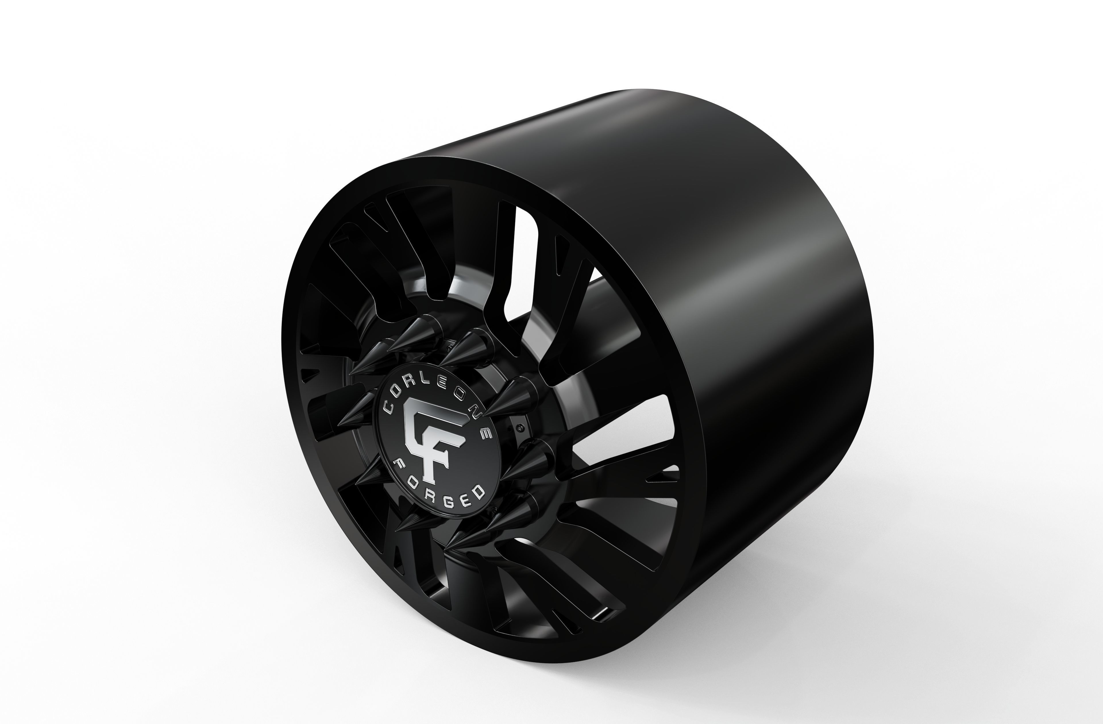 corleone front corallo dually wheel 3D print model_6