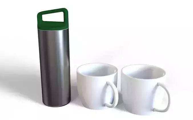 Tumbler with Ceramic Mug