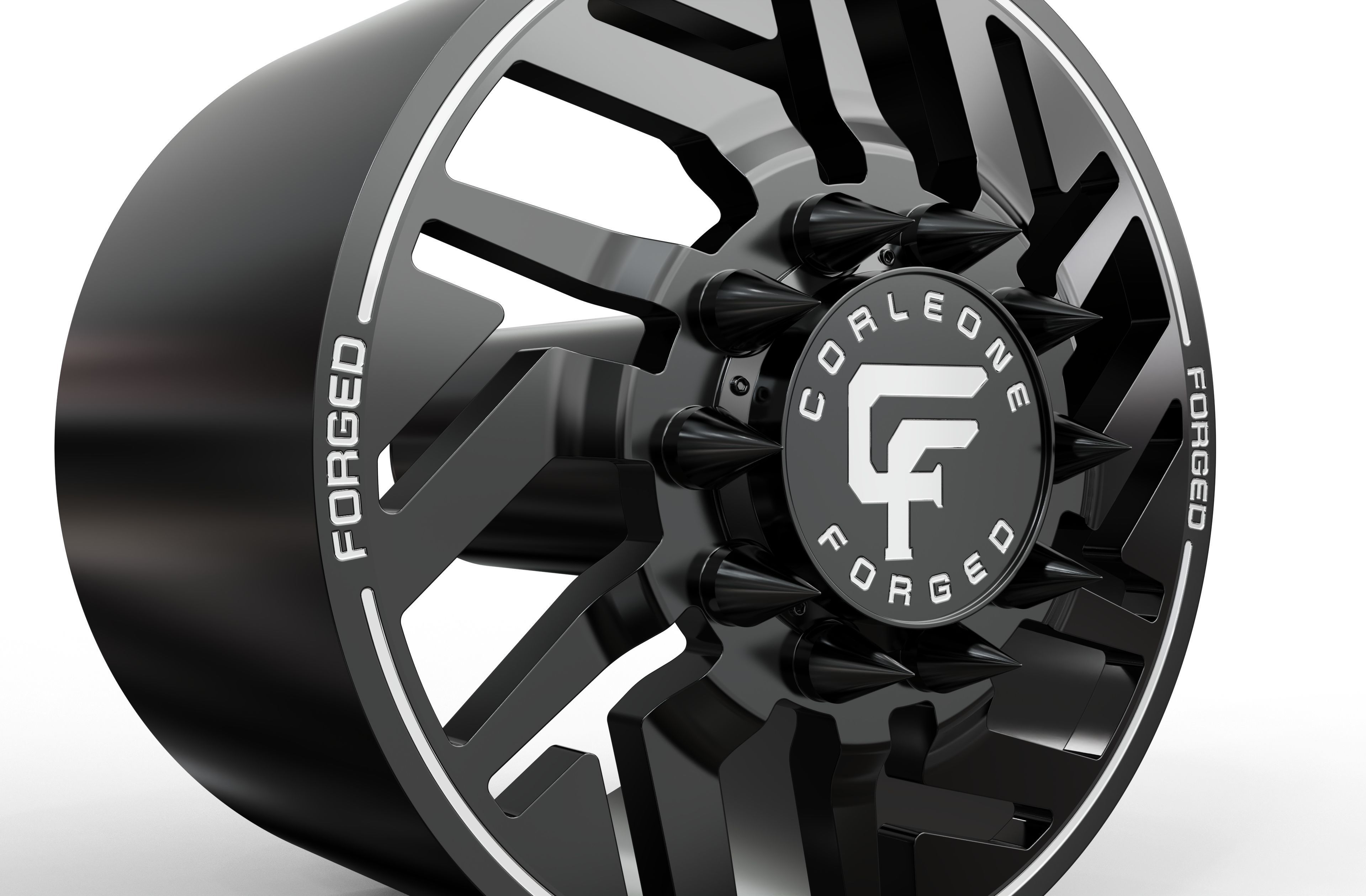 corleone front dedalo dually wheel 3D print model_3