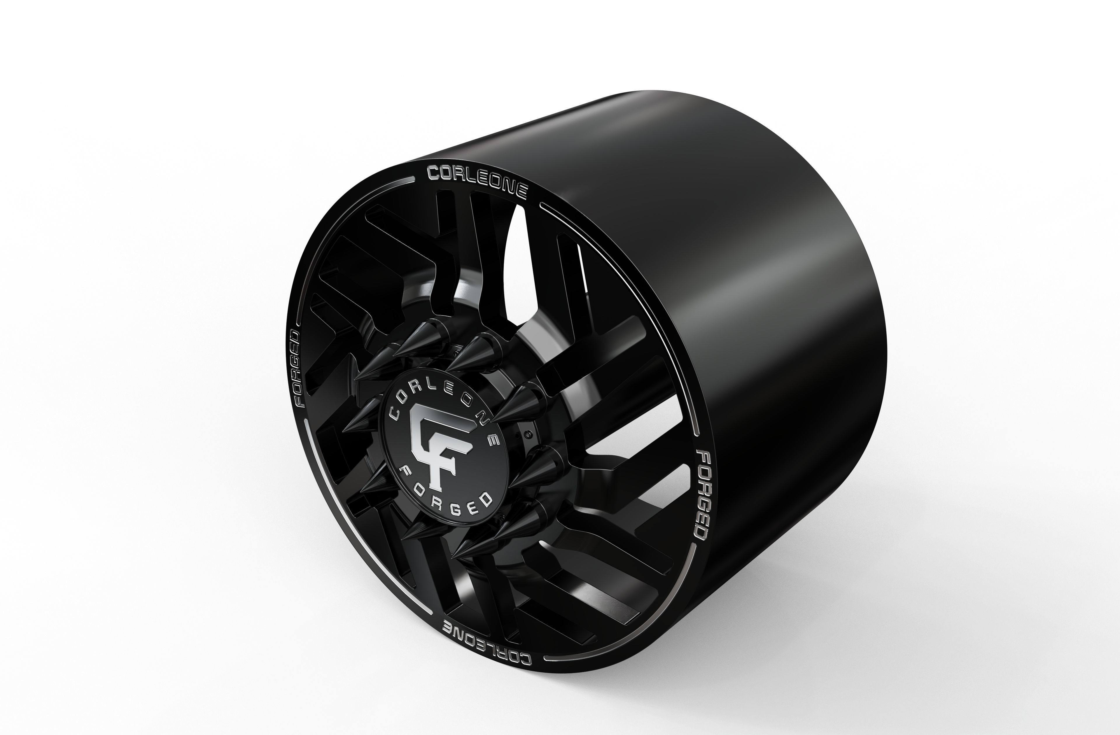 corleone front dedalo dually wheel 3D print model_6