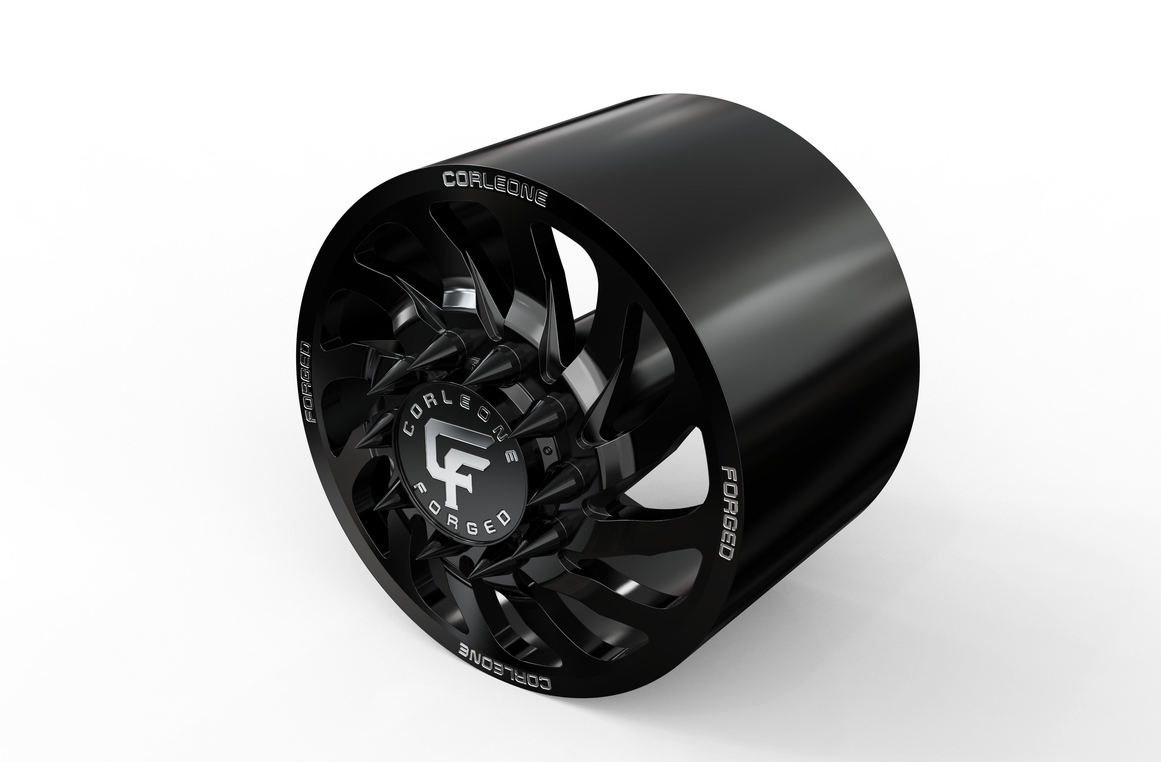 corleone front delitto dually wheel 3D print model_6