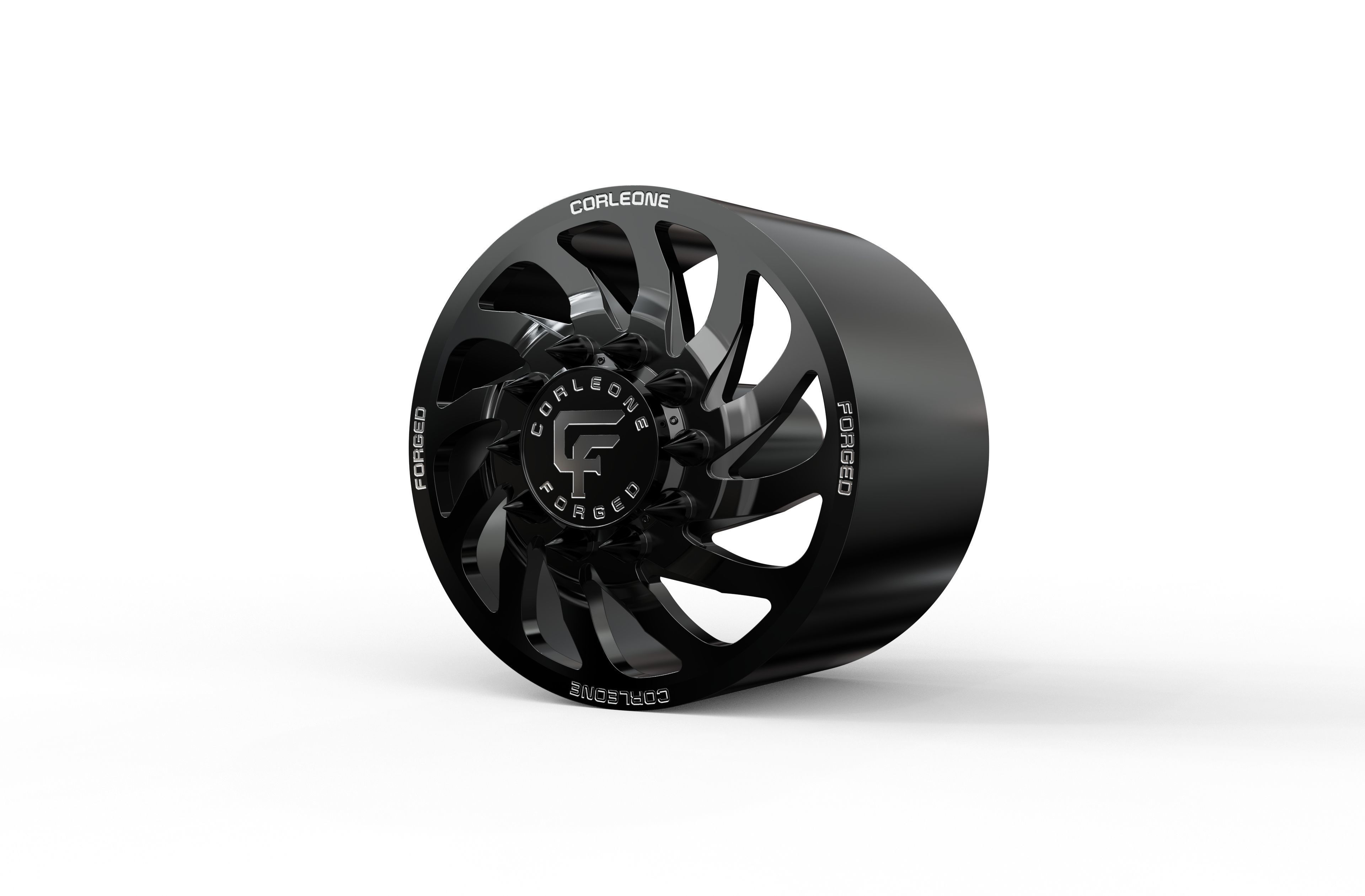 corleone front delitto dually wheel 3D print model_1