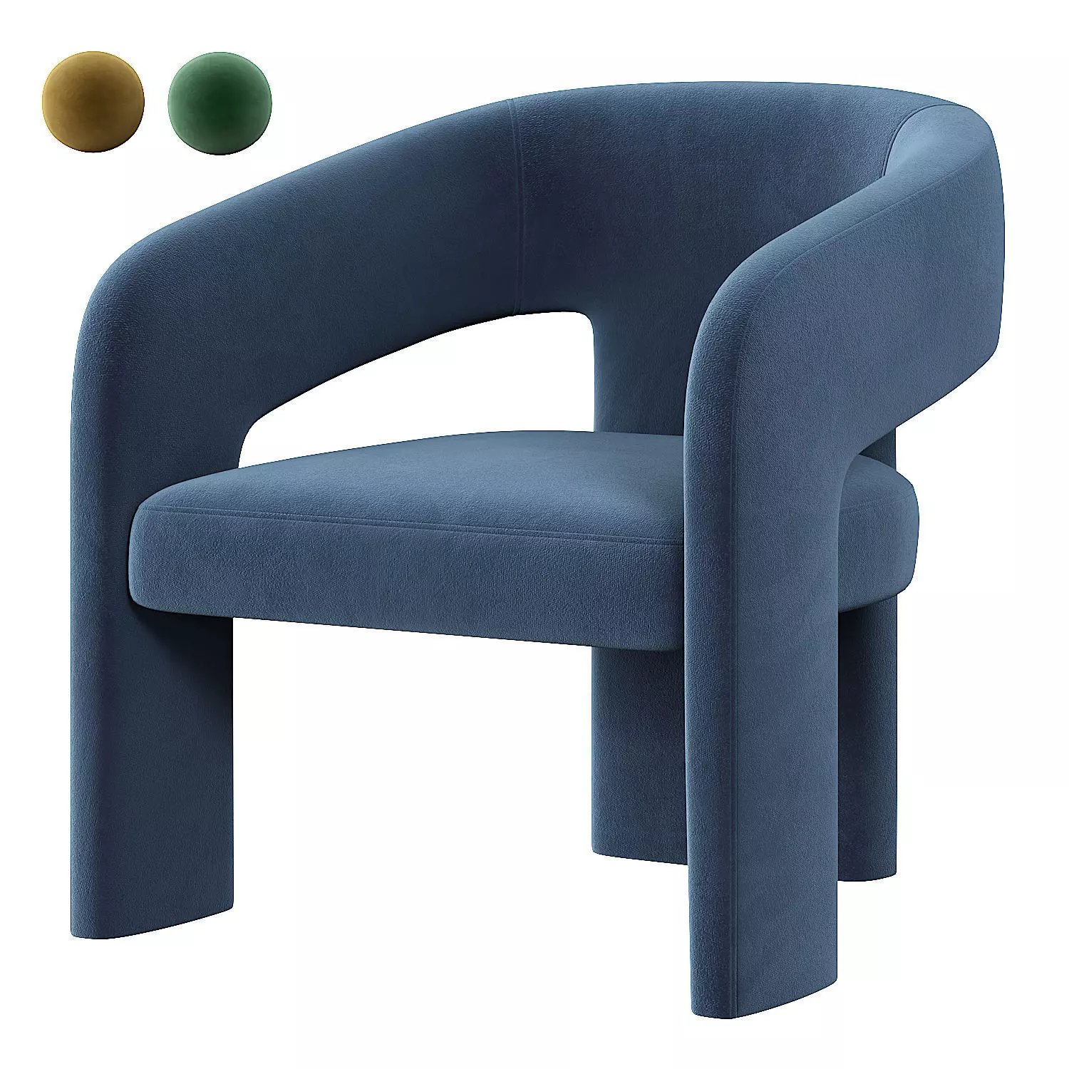 Safavieh Accent Chair 3D model