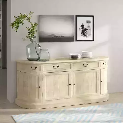 TKA1939 Celeste  Wide Drawer Pine Sideboard