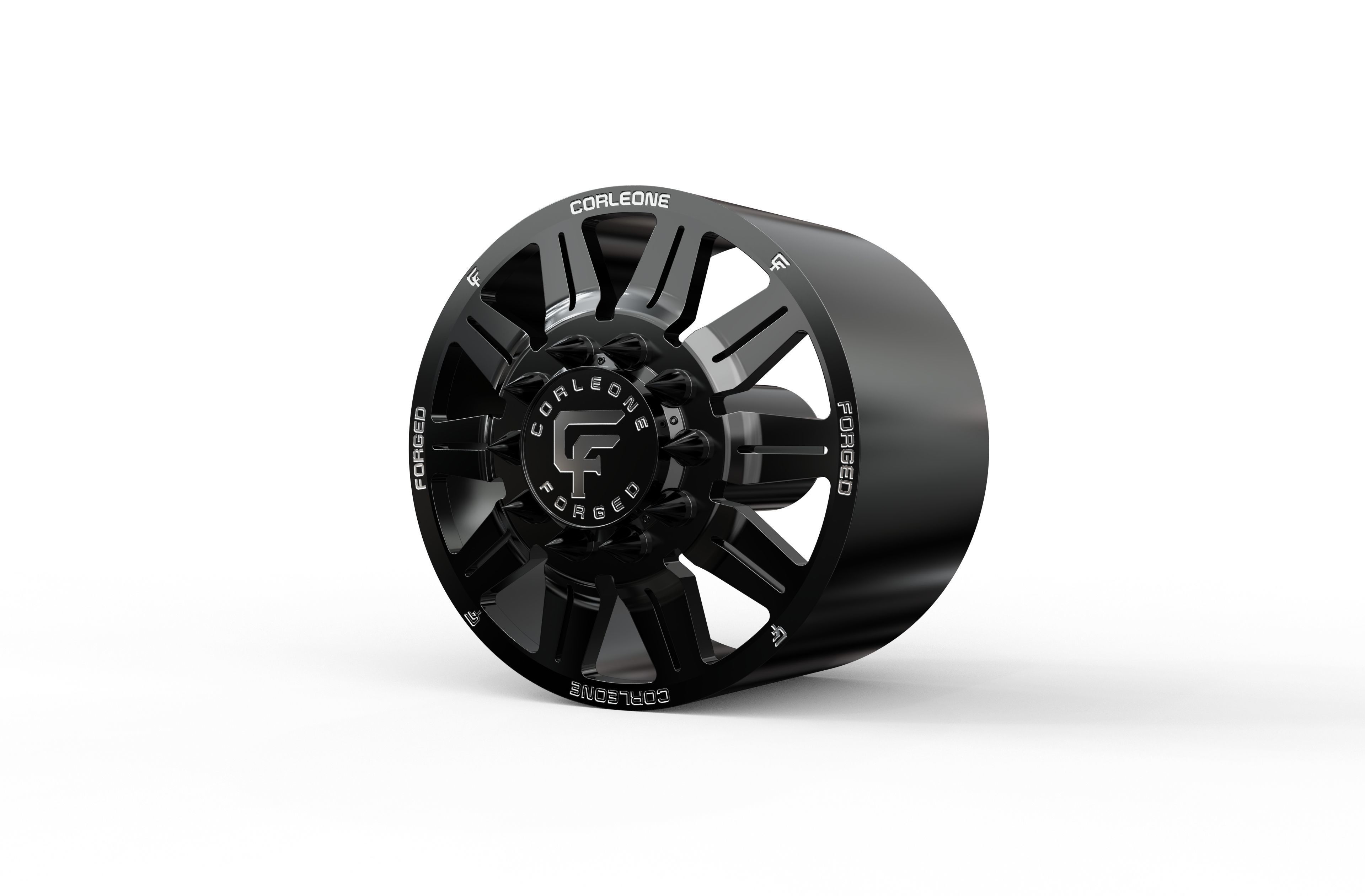corleone front gravido dually wheel 3D print model_1