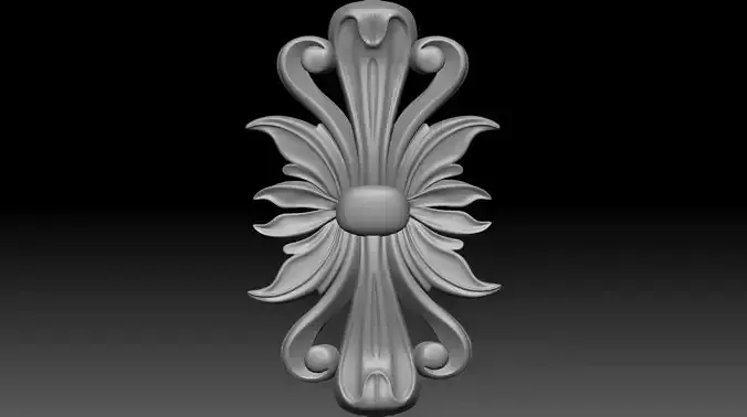 Carving free 3d model for CNC and 3D Printing