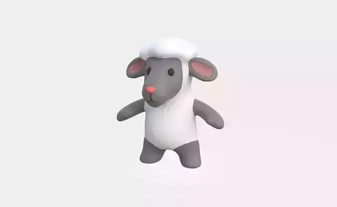 Little animal baby - Sheep cute - Character018 