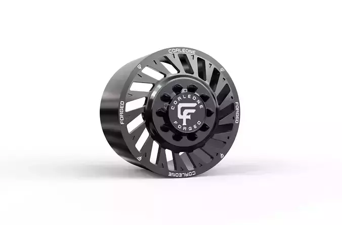 corleone front vallo dually wheel  3D print model