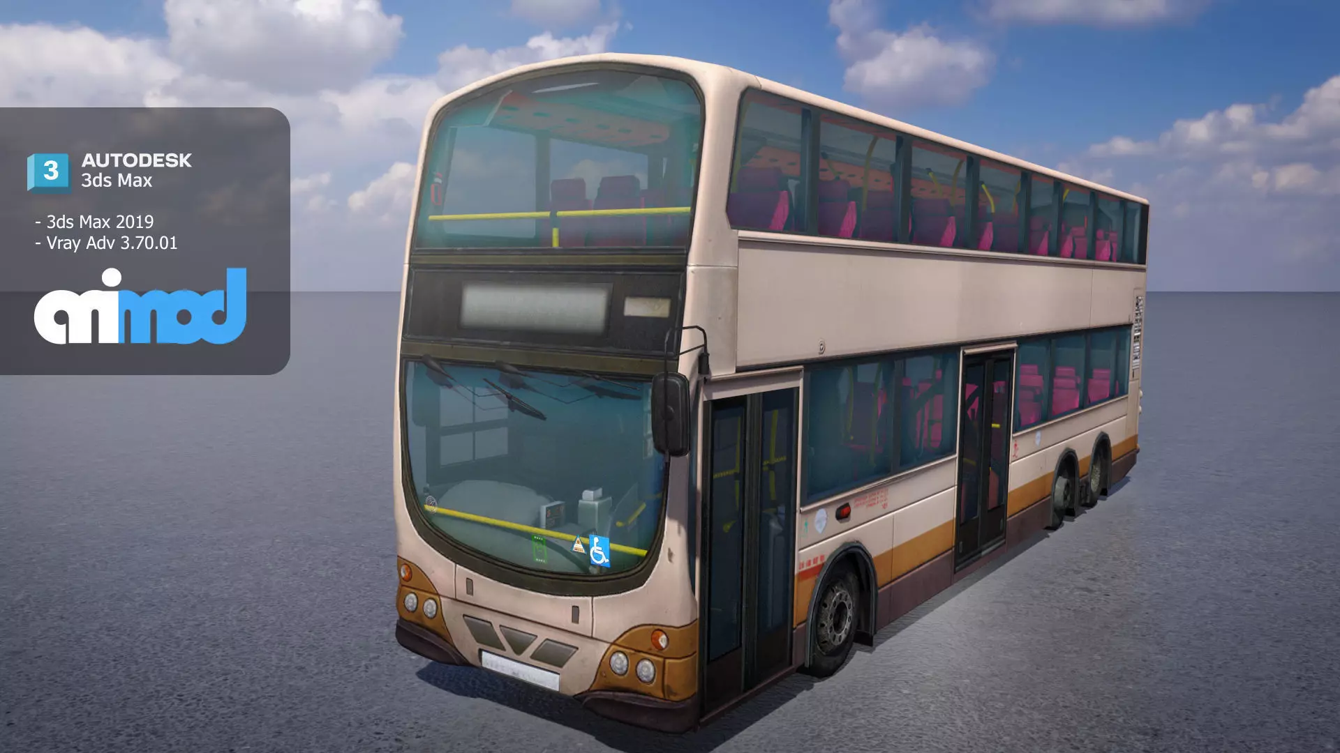 Hk Doubledeck 001 3D model