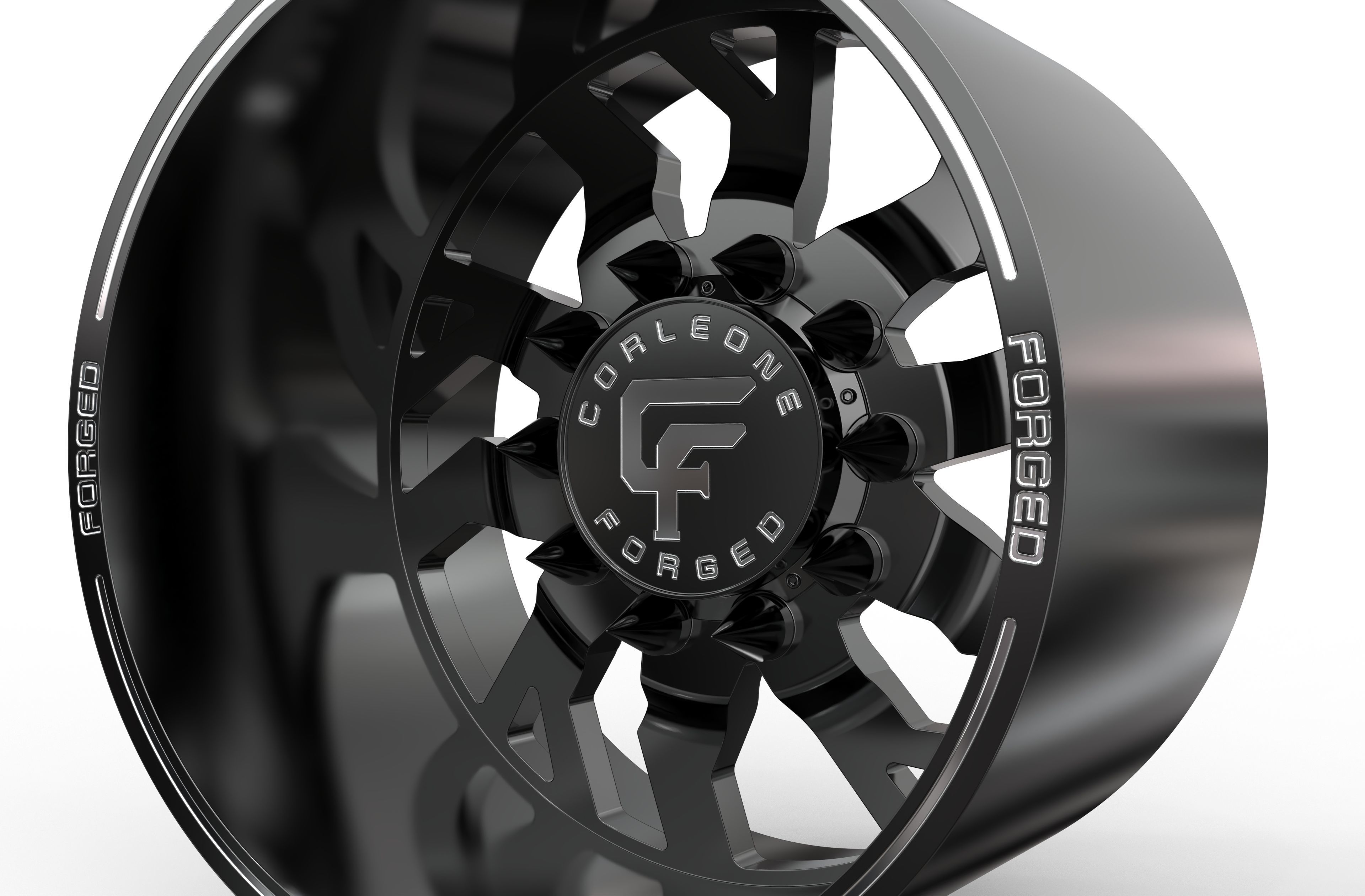 corleone Rear barzini dually wheel 3D print model_2