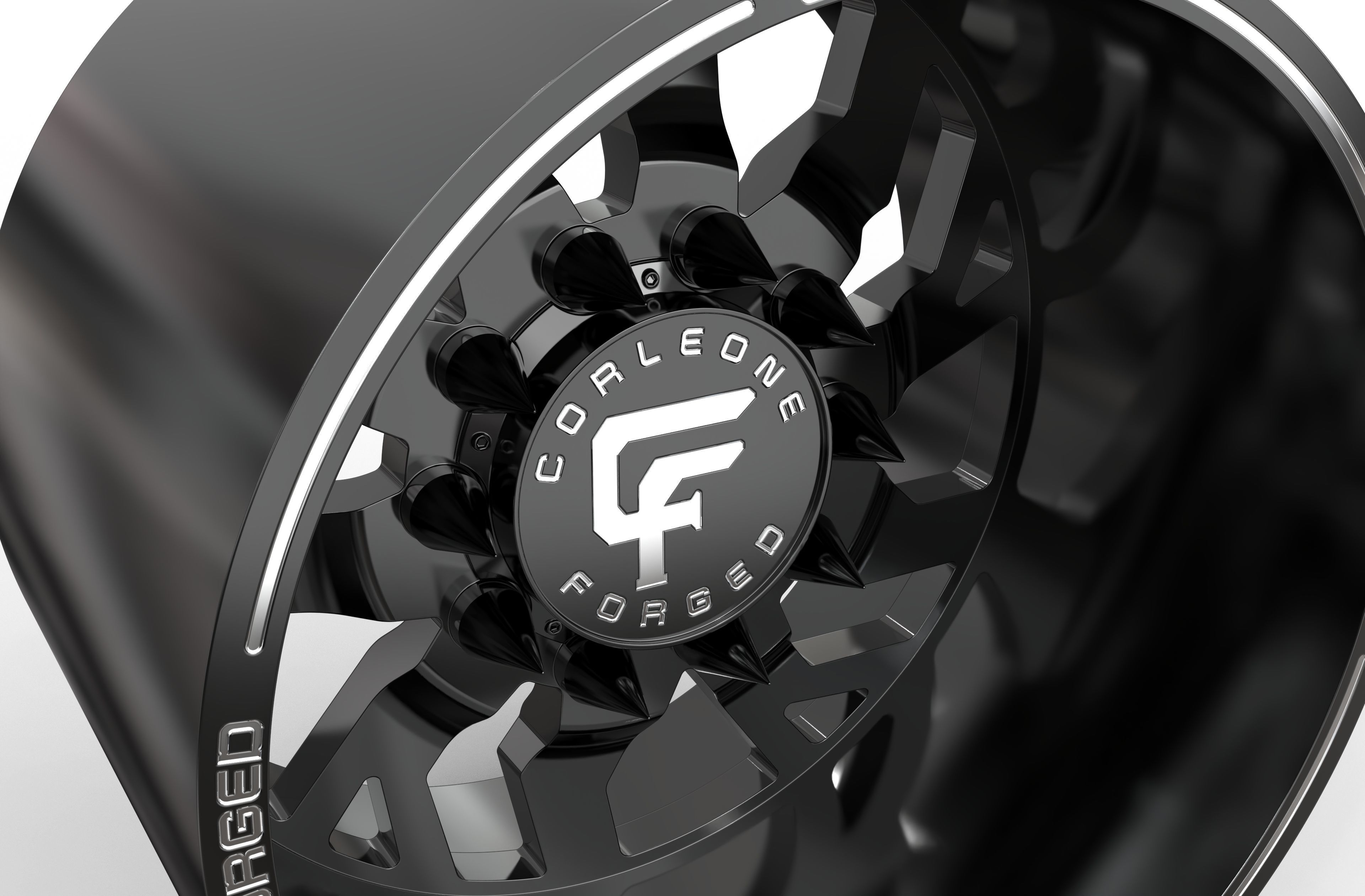 corleone Rear barzini dually wheel 3D print model_5