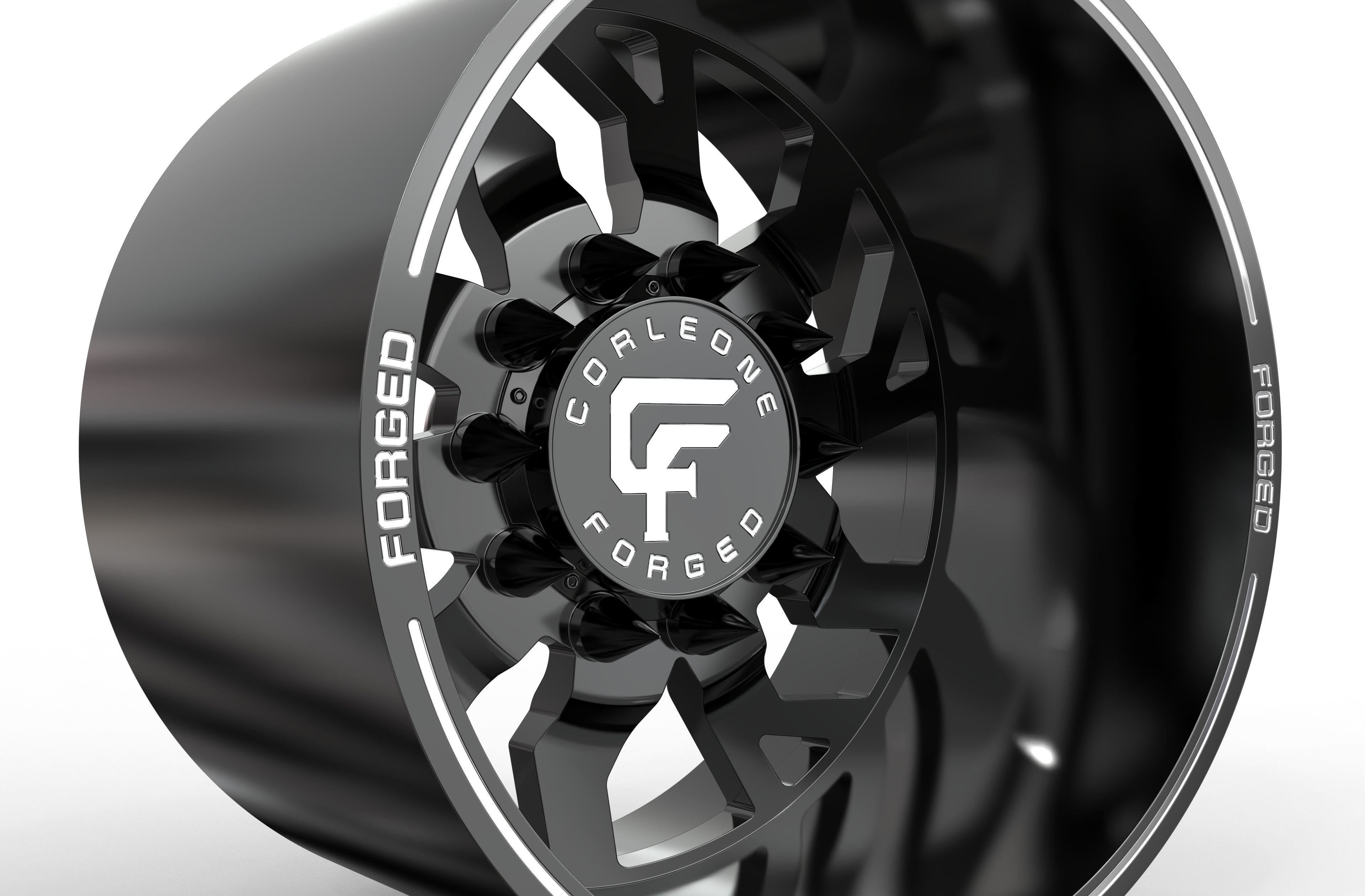 corleone Rear barzini dually wheel 3D print model_3