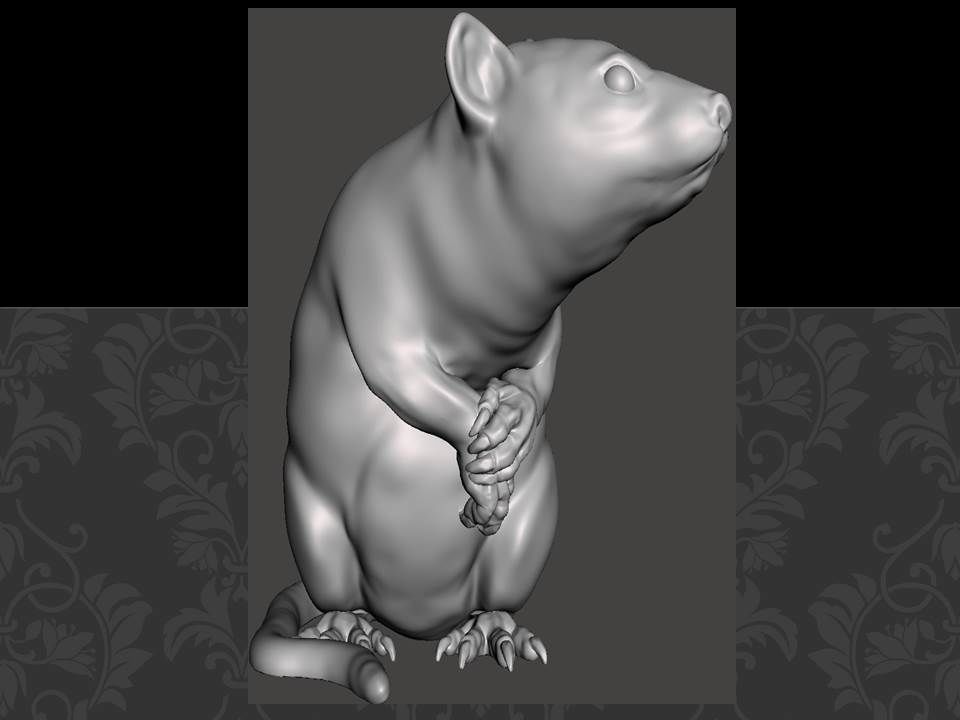 Animal Pack 07 3D Printable STL Jungle Farm Zoo Sea  3D print model_3