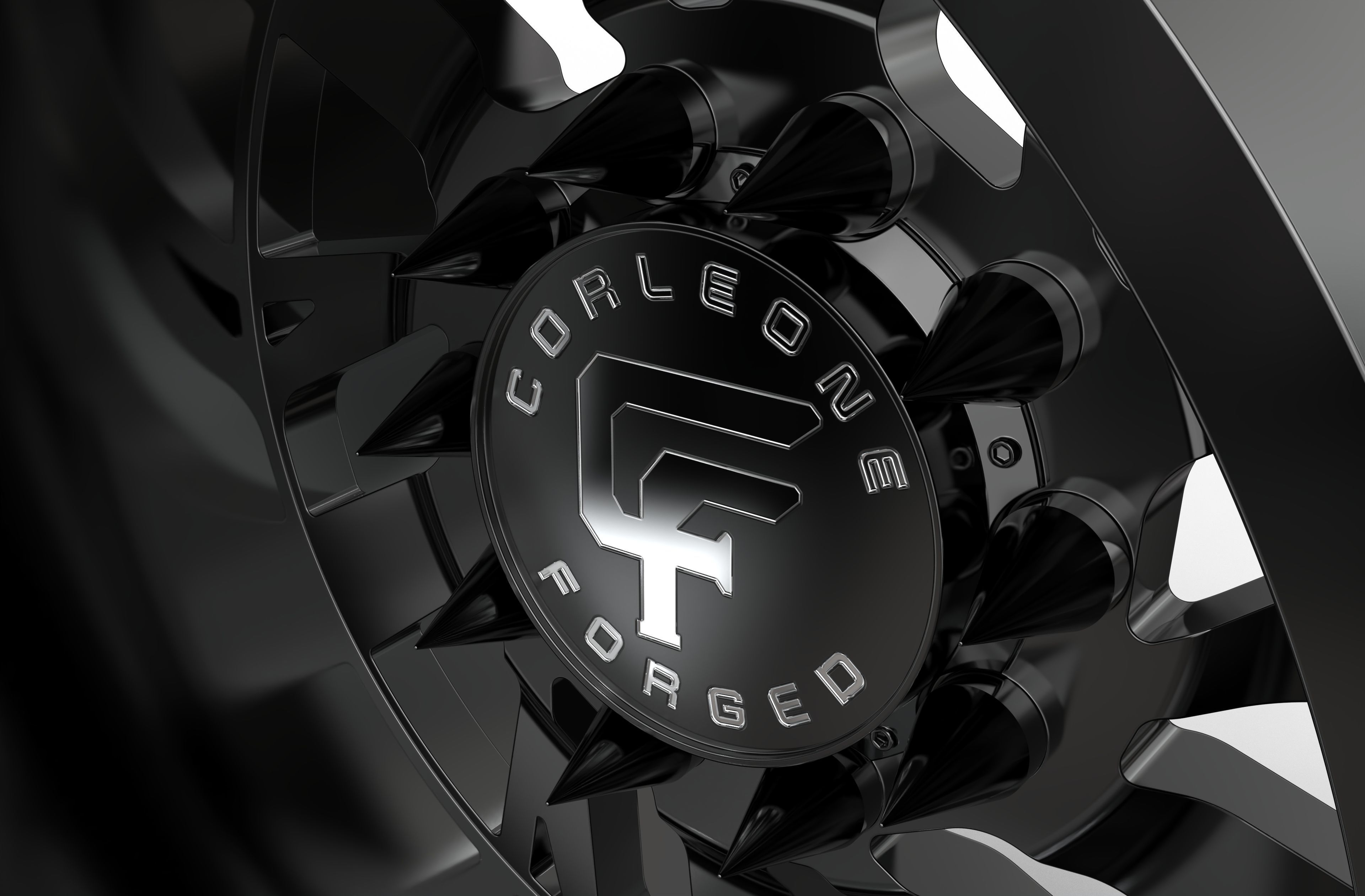 corleone Rear corallo dually wheel  3D print model_6