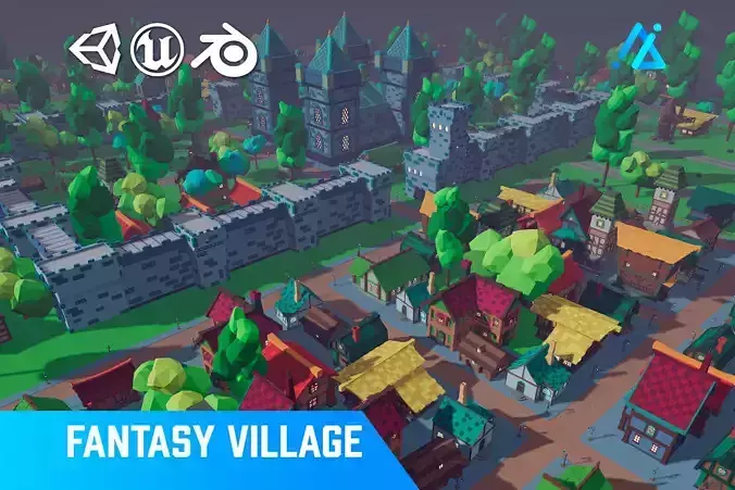 POLY - Fantasy Village